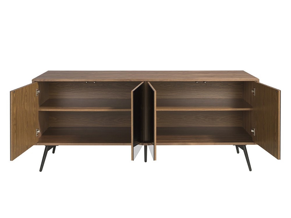 Aparador en nogal y espejo Ángel Cerdá 3061 -1