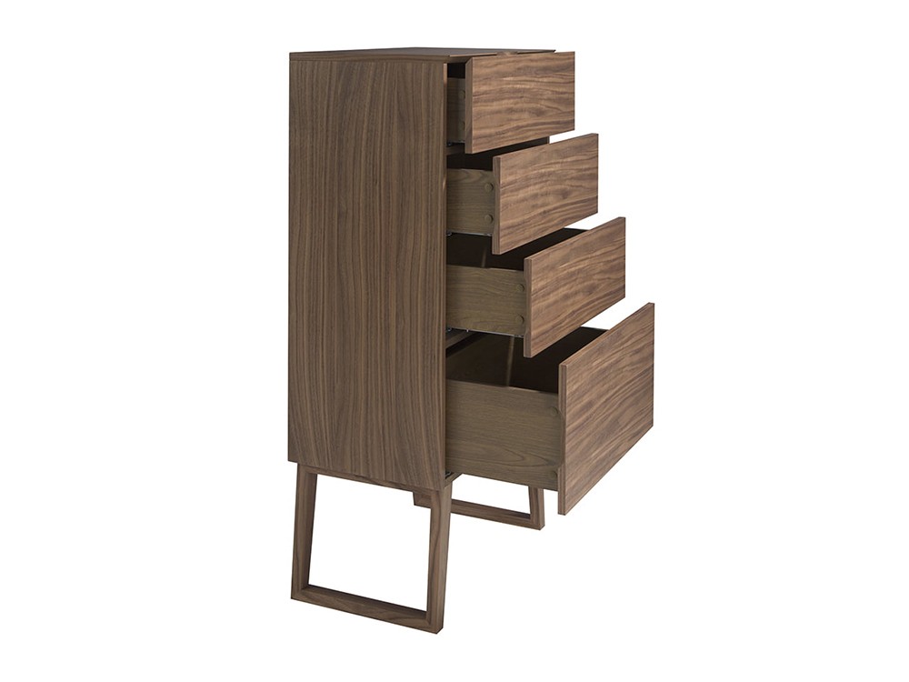 Cajonera de madera chapada en nogal Ángel Cerdá 7024 Ángel Cerdá - 3