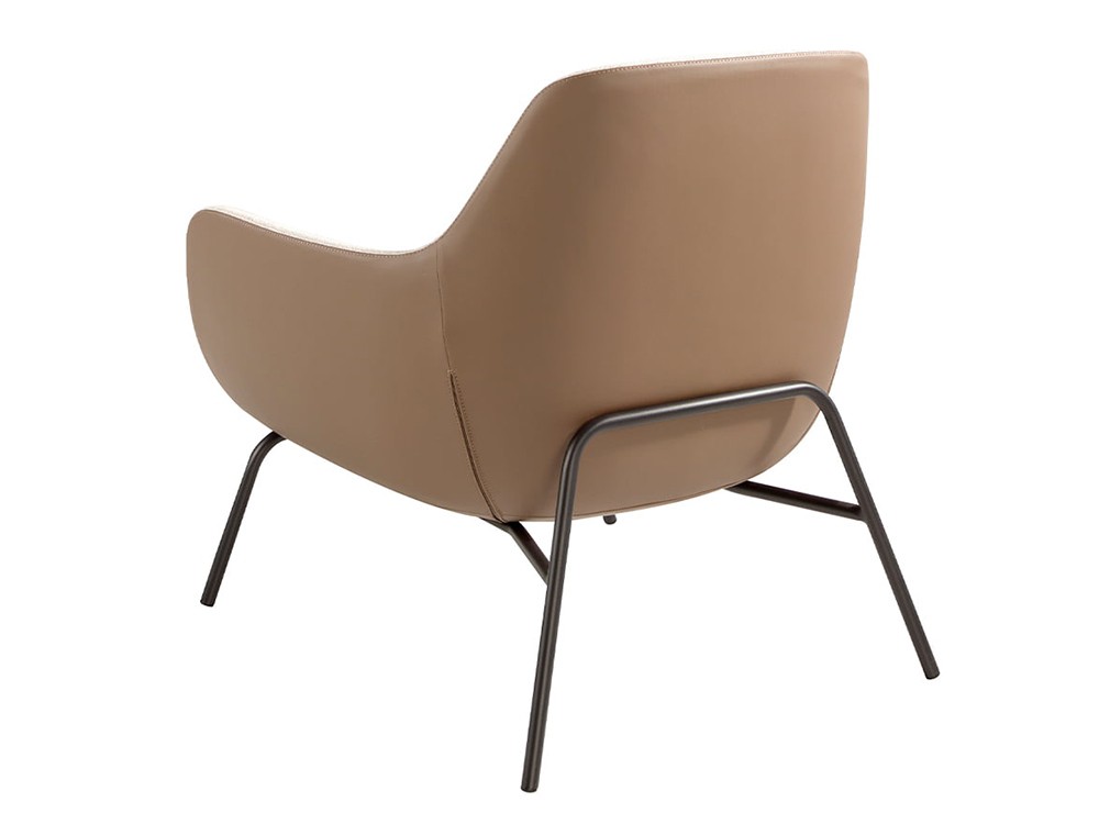 Butaca 5099 tapizada en piel sintética y textil Ángel Cerdá - 4