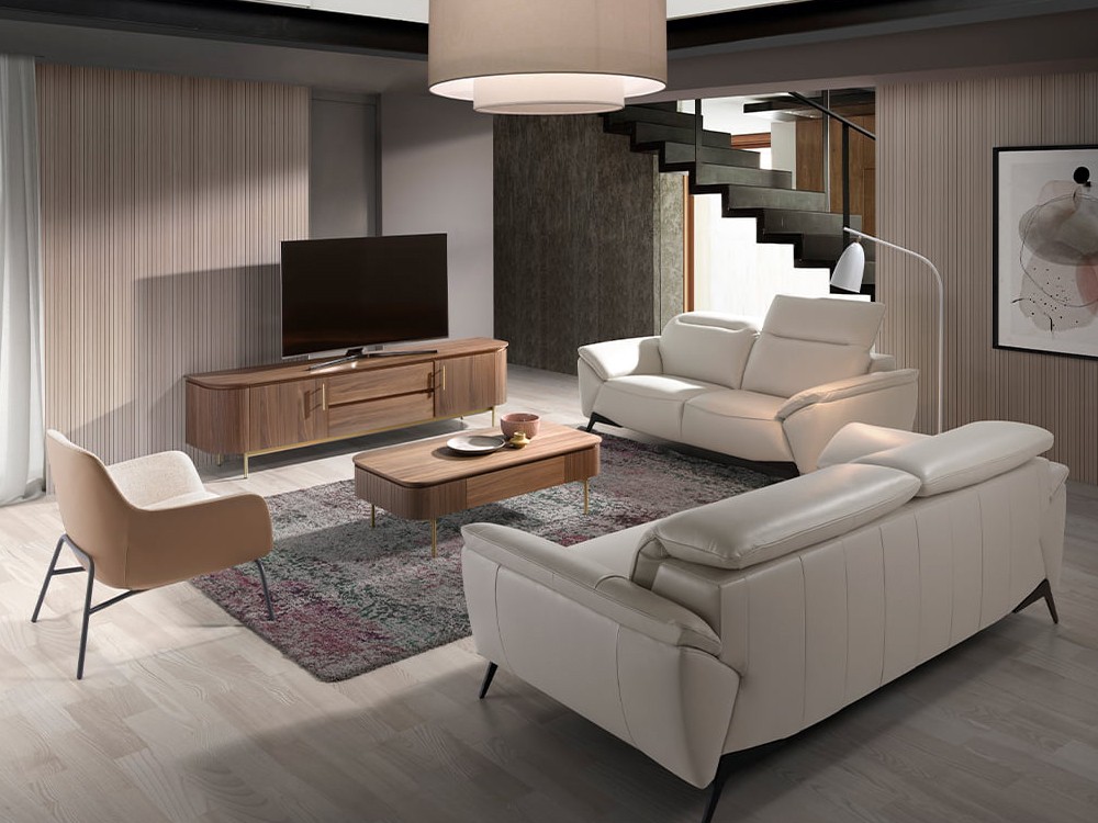 Butaca 5099 tapizada en piel sintética y textil Ángel Cerdá - 8