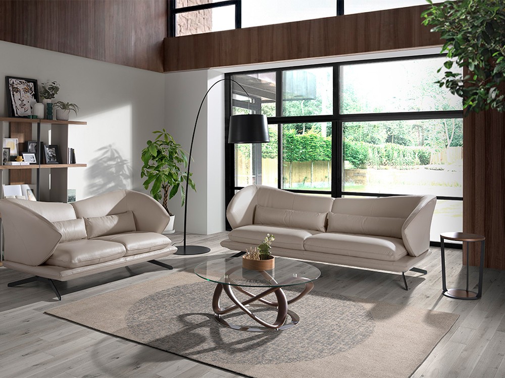 Mesa auxiliar 2116 en chapa natural de nogal de Ángel Cerdá - 6