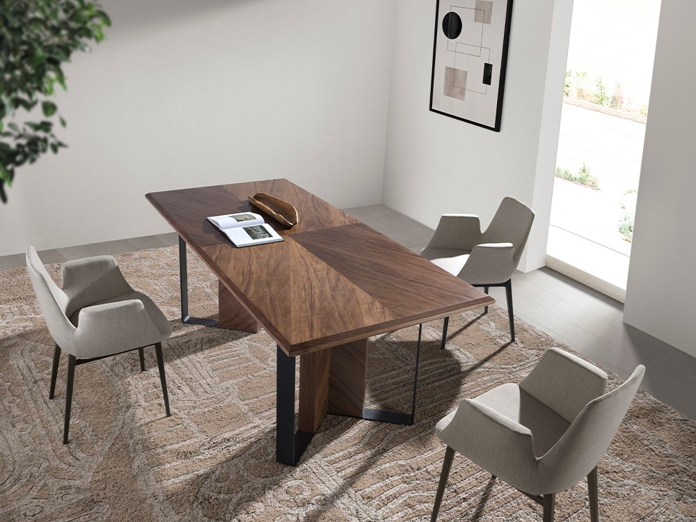 Mesa en chapa natural de nogal 1105 Ángel Cerdá - 6