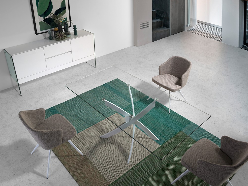 Mesa rectangular de cristal 1138 Ángel Cerdá - 6