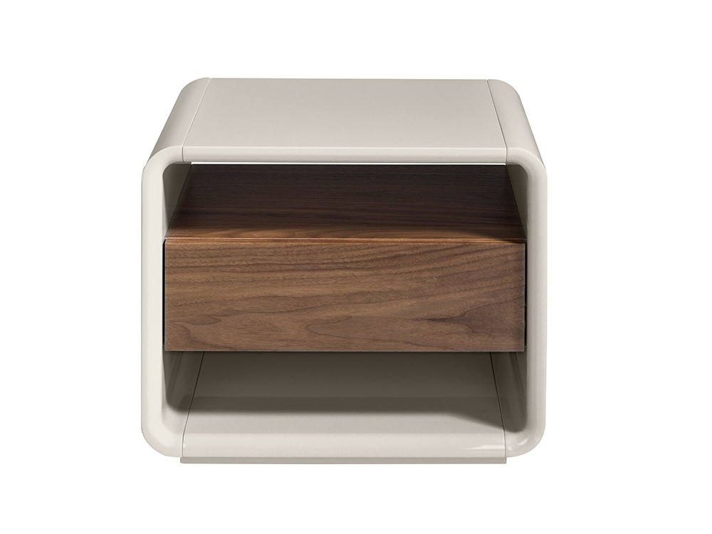 Mesita de noche lacada con chapa de nogal 7134 Ángel Cerdá - 5