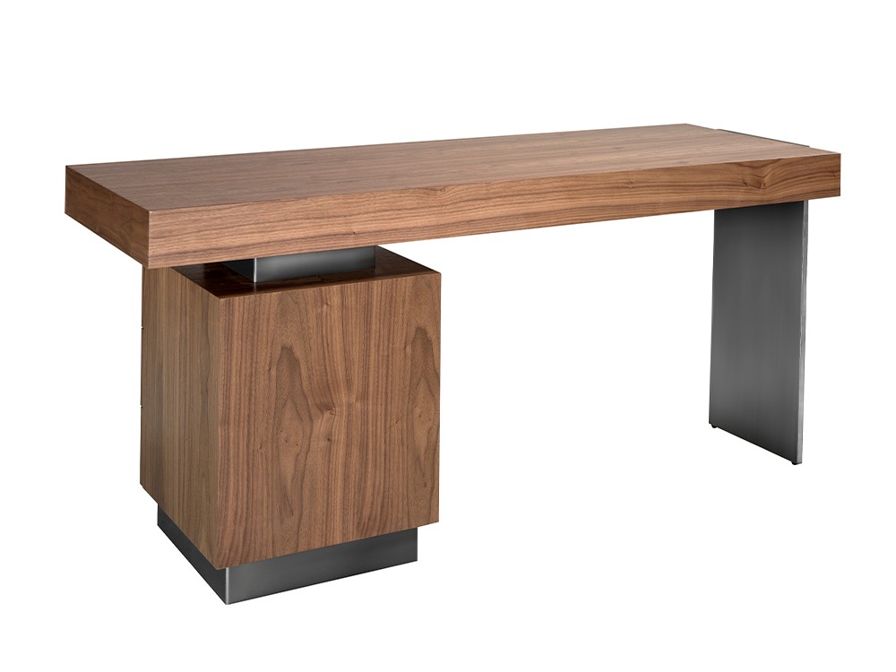 Escritorio en chapa natural de nogal 3237 Ángel Cerdá - 3