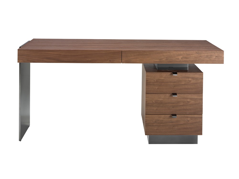 Escritorio en chapa natural de nogal 3237 Ángel Cerdá - 4
