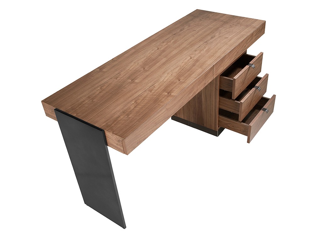 Escritorio en chapa natural de nogal 3237 Ángel Cerdá - 5
