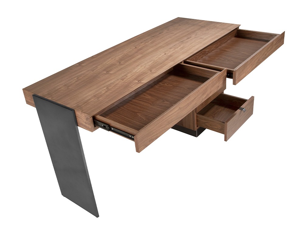 Escritorio en chapa natural de nogal 3237 Ángel Cerdá - 6