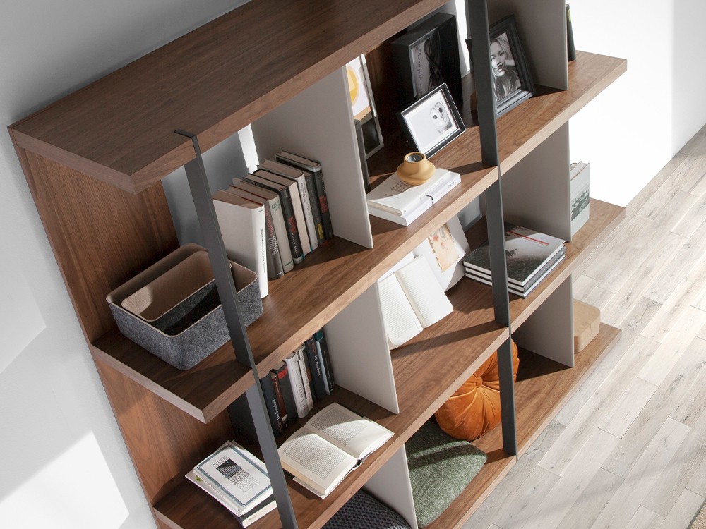 Estantería en chapa natural de nogal 3236 Ángel Cerdá - 7