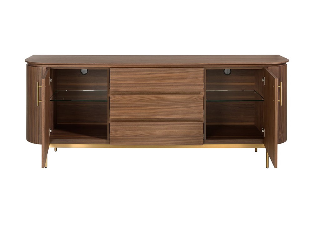 Aparador en chapa natural de nogal 3228 Ángel Cerdá - 4