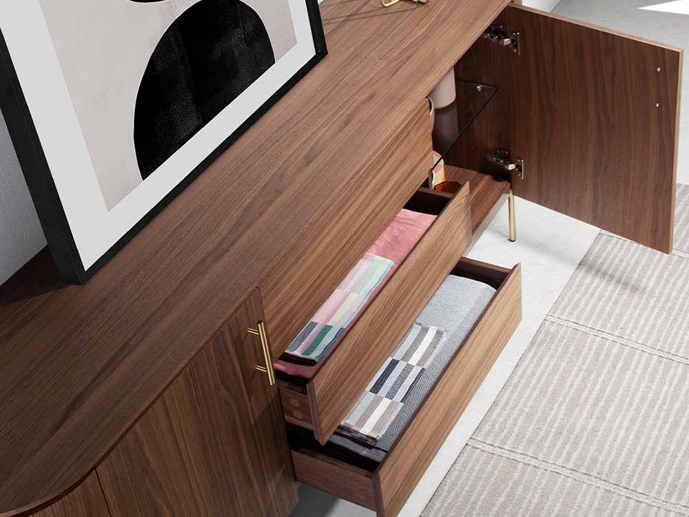 Aparador en chapa natural de nogal 3228 Ángel Cerdá - 9