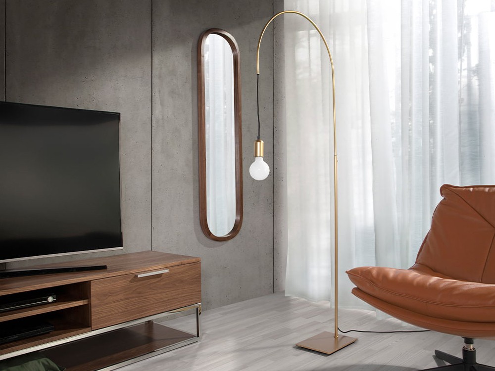 Espejo en chapa natural de nogal 3234 Ángel Cerdá - 1