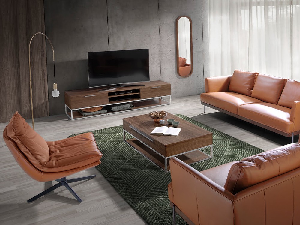 Espejo en chapa natural de nogal 3234 Ángel Cerdá - 7