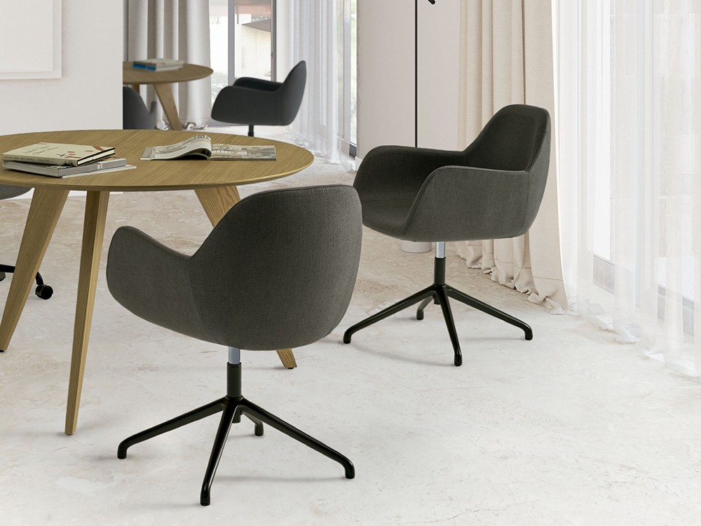 Sillón giratorio tapizado Pelikan GA de Doos - 2