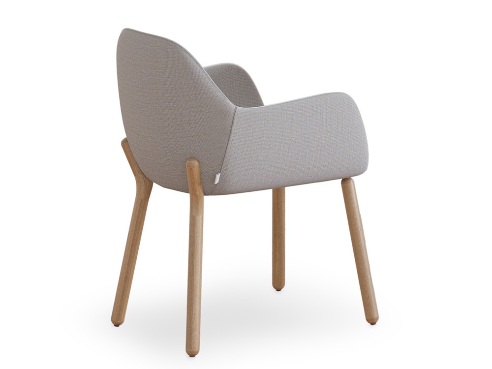 Silla tapizada Pelikan Wood MF de Doos - 8