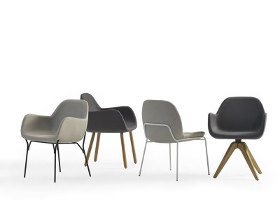 Silla tapizada Pelikan Wood MF de Doos - 6