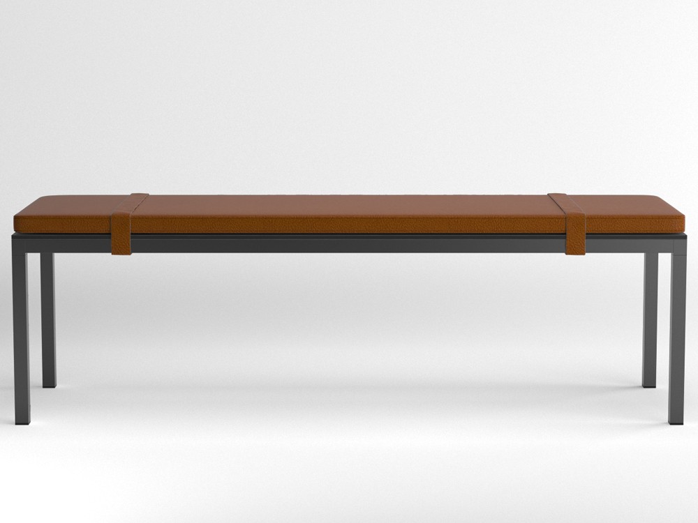 Banco Dry con cojín tapizado con cinchas de Ondarreta - 13