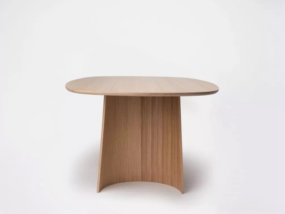 Mesa ovalada de madera de roble Ginger de Ondarreta - 3