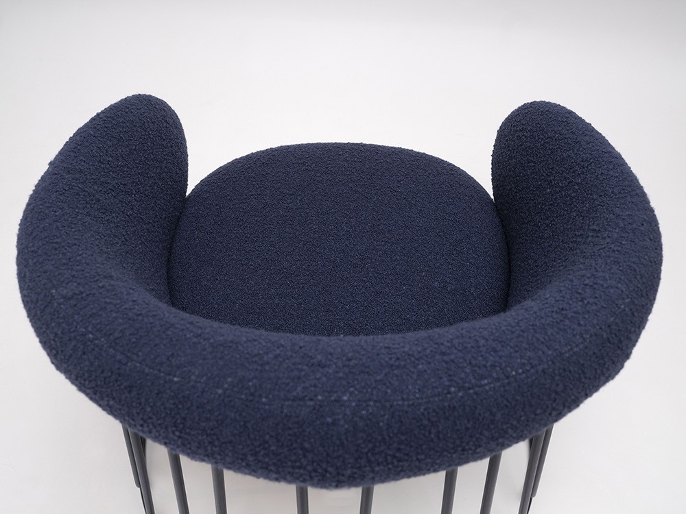 Silla tapizada Ginger Trineo Bouclé de Ondarreta - 4