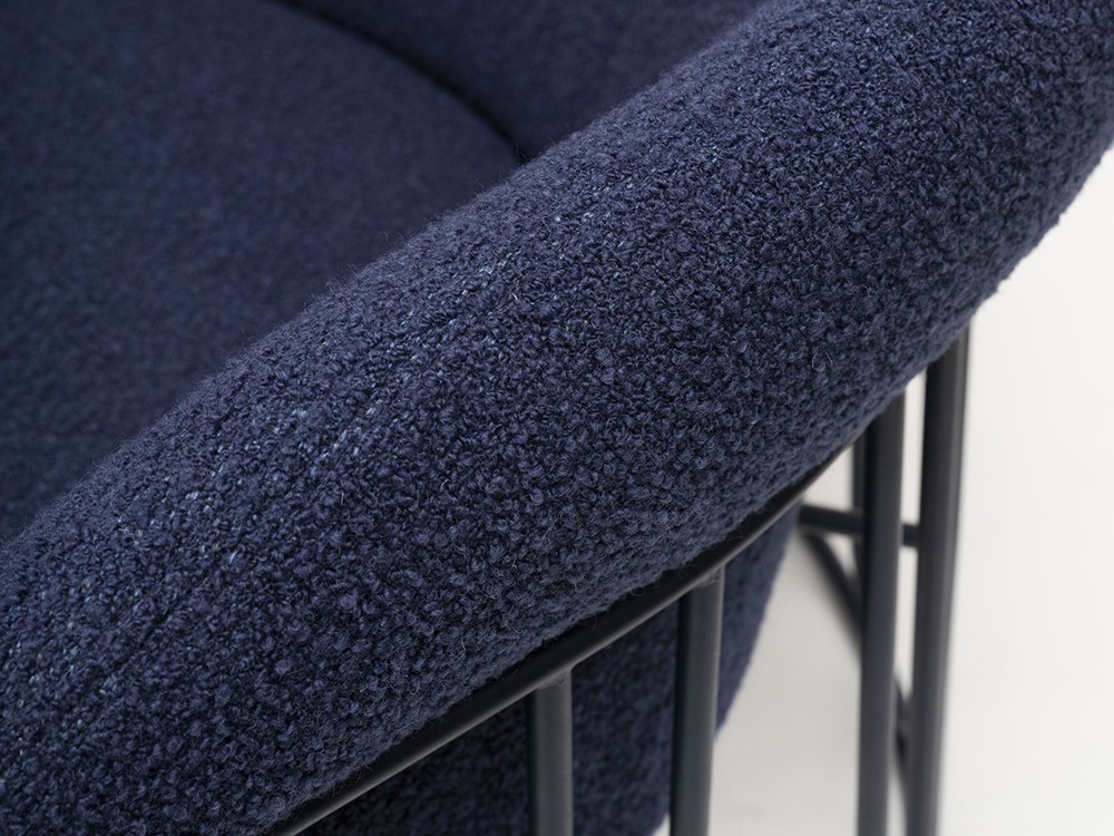 Sillón tapizado Ginger Lounge Trineo Bouclé de Ondarreta - 10