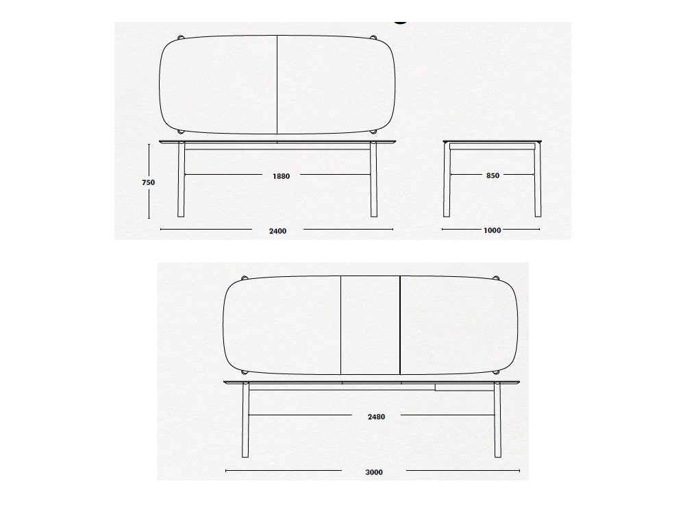 Mesa extensible de Roble Juno de Ondarreta - 7