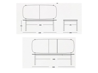 Mesa extensible de Roble Juno de Ondarreta - 7