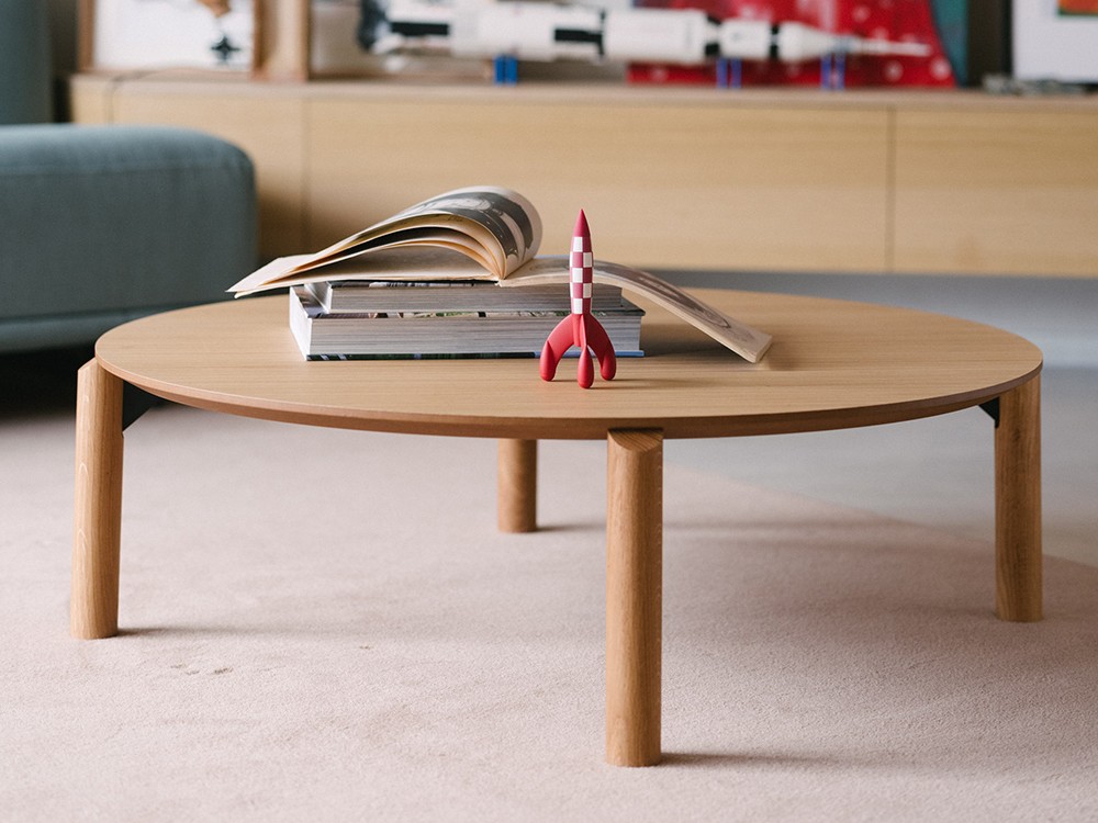 Mesa baja redonda Juno de Ondarreta - 2