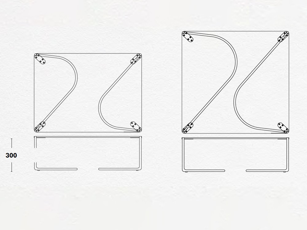 Mesa baja de centro o auxiliar Uda Pet Minerale de Ondarreta - 15