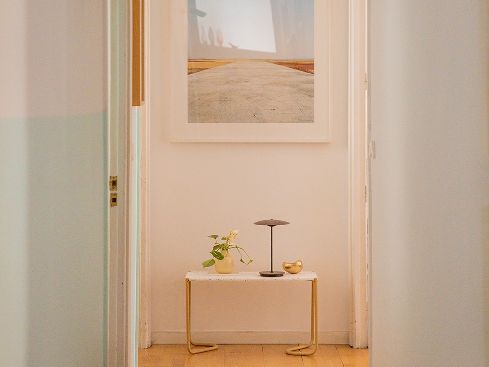 Mesa baja de centro o auxiliar Uda Pet Blanco de Ondarreta - 11