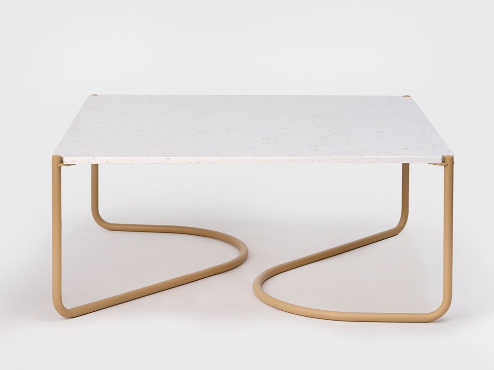 Mesa baja de centro o auxiliar Uda Pet Blanco de Ondarreta - 1