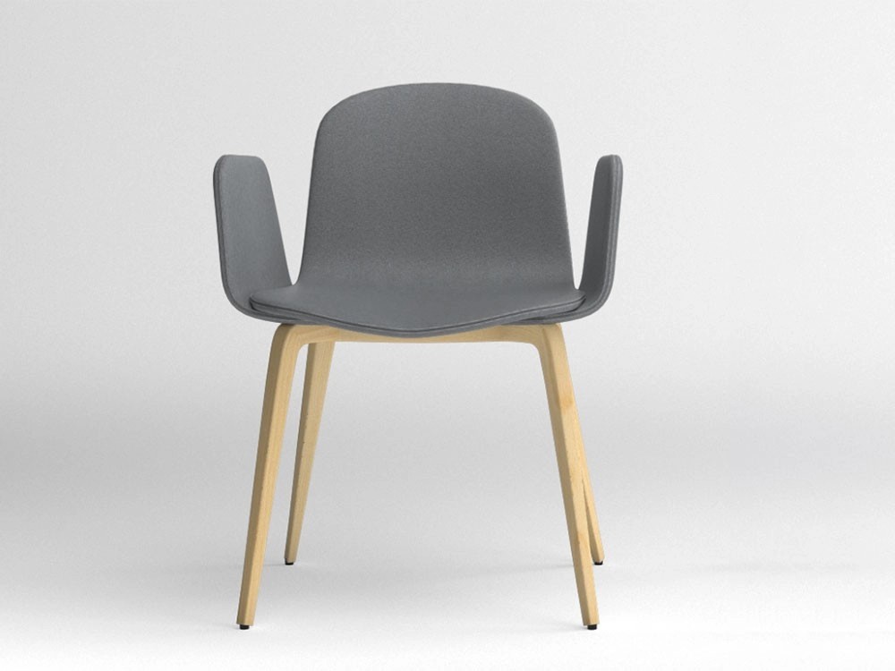 Silla Bob Wood XL tapizada Ondarreta