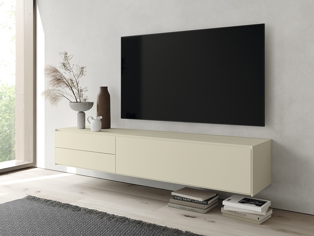 Mueble para televisión suspendido Addliving en colores lisos de Lagrama - 10