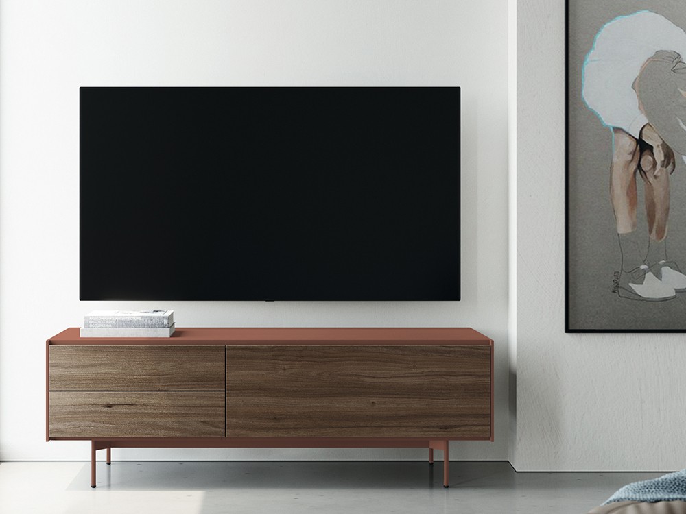 Mueble tv laminado con frentes en acabado boreal Addliving de Lagrama - 9