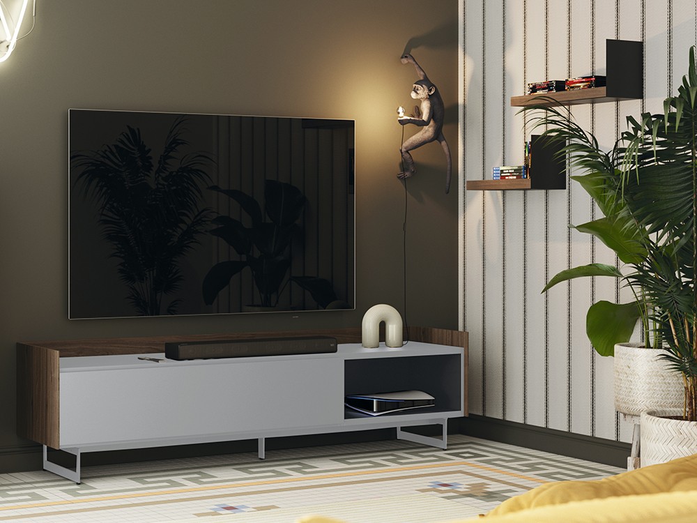 Mueble TV con bandeja y hueco Addliving de Lagrama - 9