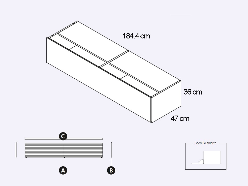 Mueble TV Madera Ona Addliving de Lagrama - 6