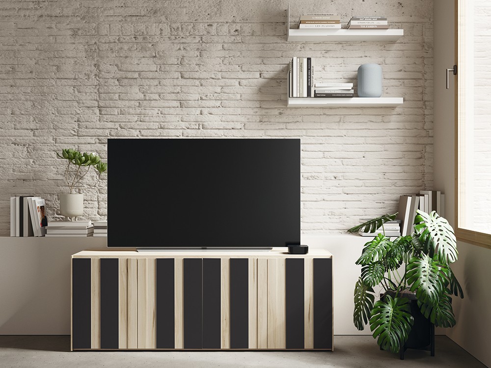 Mueble TV AV Addliving con puertas plegable de Lagrama - 4