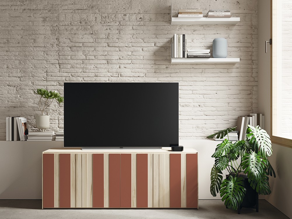 Mueble TV AV Addliving con puertas plegable de Lagrama - 7