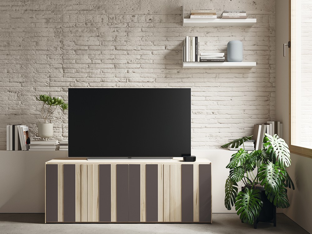 Mueble TV AV Addliving con puertas plegable de Lagrama - 9