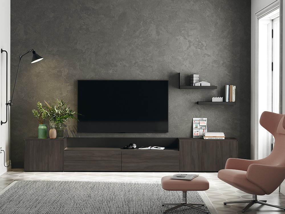 Mueble TV Madera con bandeja Addliving de Lagrama - 4