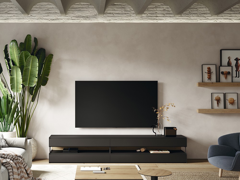 Mueble para Tv modelo NORE con panel trasero