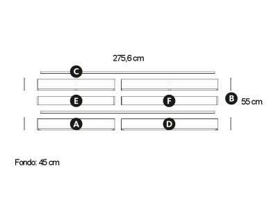 Mueble TV cajones Addliving de Lagrama - 10