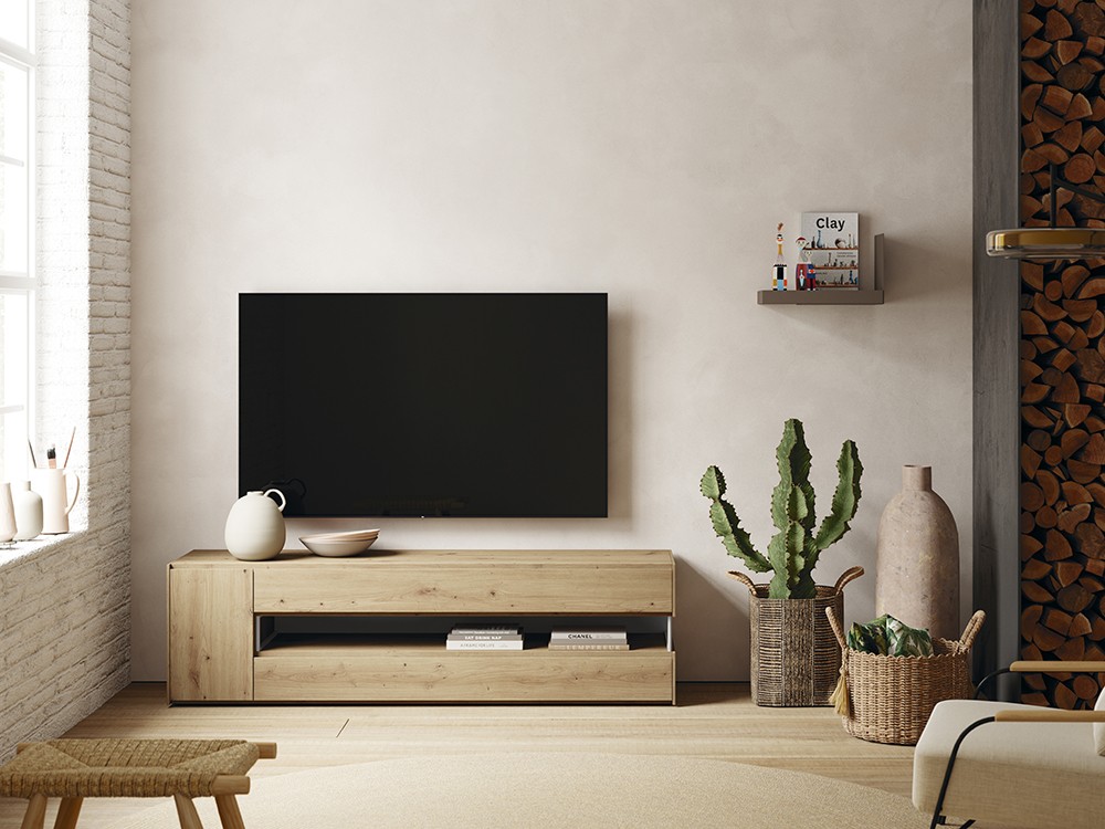 Mueble TV laminado Roble Addliving de Lagrama - 5
