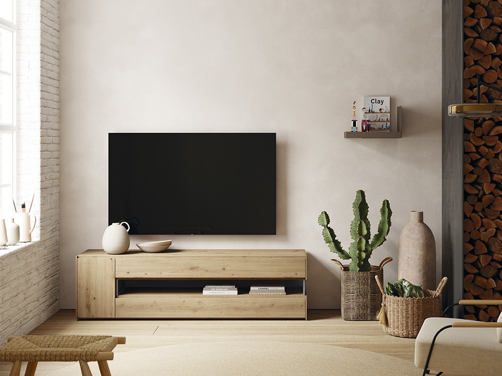 Mueble TV laminado Roble Addliving de Lagrama - 9