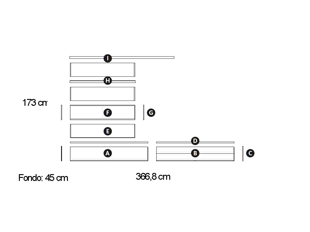 Composición para salón Golden Addliving de Lagrama - 10