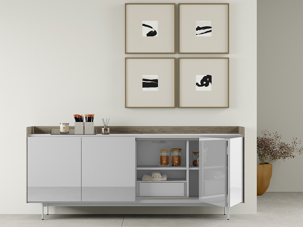 Aparador puertas plegables cristal Addliving de Lagrama - 3