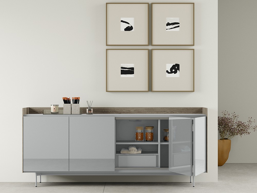 Aparador puertas plegables cristal Addliving de Lagrama - 4