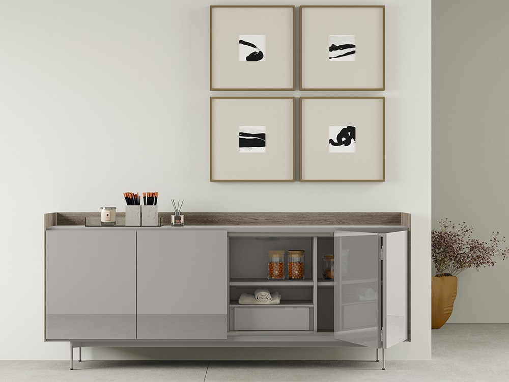 Aparador puertas plegables cristal Addliving de Lagrama - 5