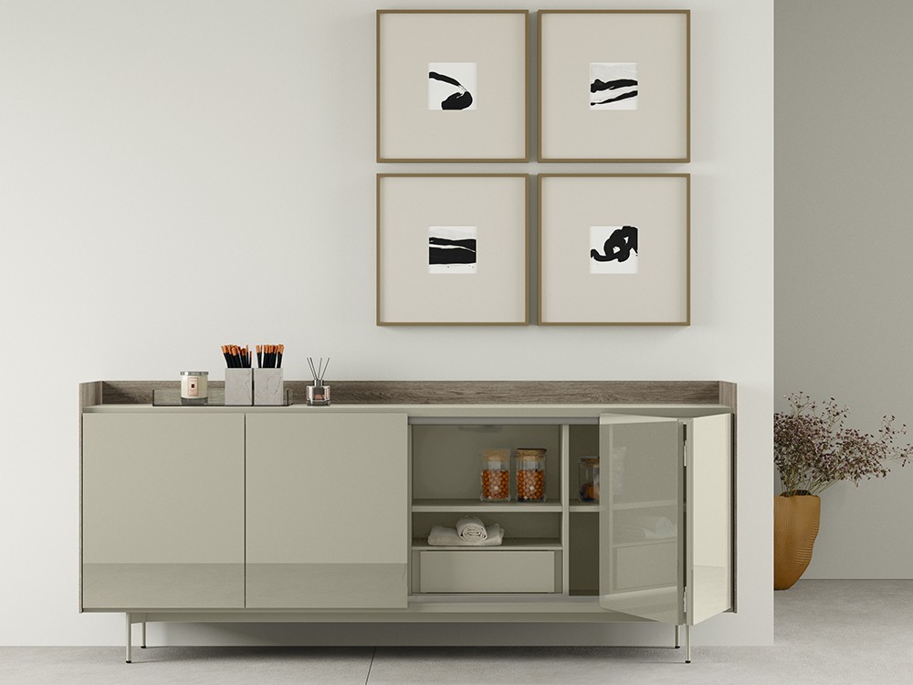 Aparador puertas plegables cristal Addliving de Lagrama - 2