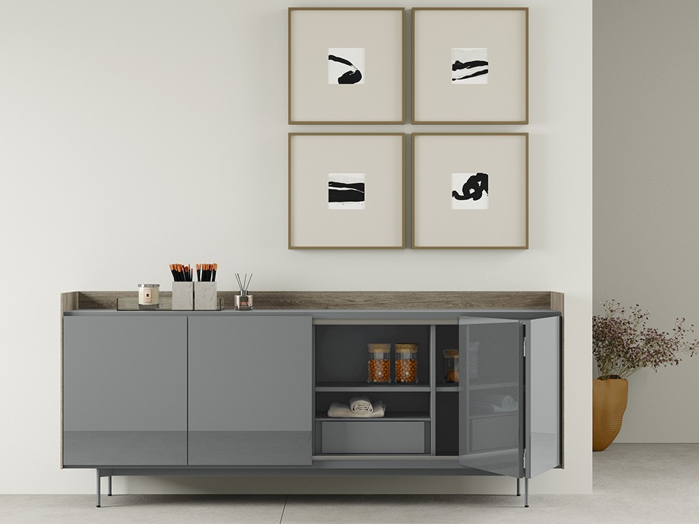 Aparador puertas plegables cristal Addliving de Lagrama - 9