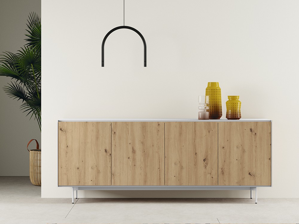 Aparador puertas plegables Roble Addliving de Lagrama - 3